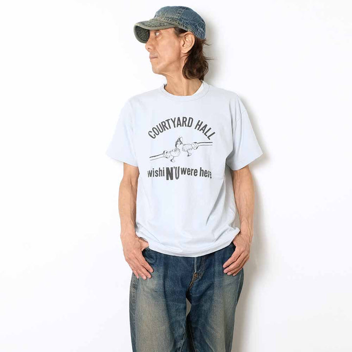 WAREHOUSE - 2ND HAND SERIES - Lot.4064 - S/S T-SHIRTS - COURTYARD HALL - 4064COU-26