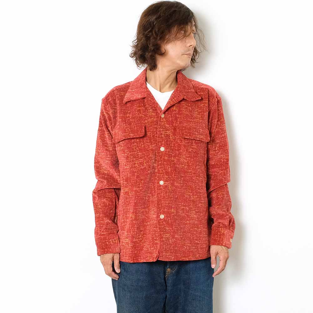 STYLE EYES Corduroy Sports Shirt IKAT SE29172