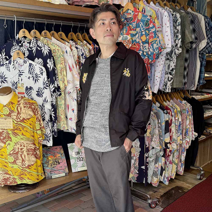 TAILOR TOYO - Late 1960s Style Cotton Vietnam Jacket - VIETNAM MAP - TT15977