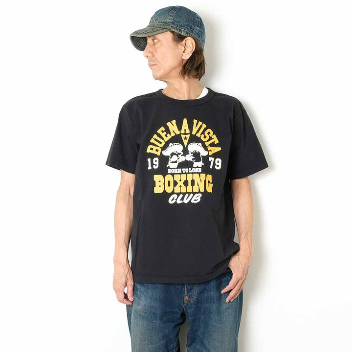 STUDIO D’ARTISAN - USA COTTON PRINT T-SHIRT - BOXING - 8166A