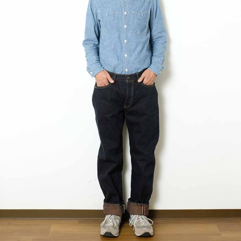 STUDIO D’ARTISAN - 15oz. AI-SHIBU DYED JEANS - D1879