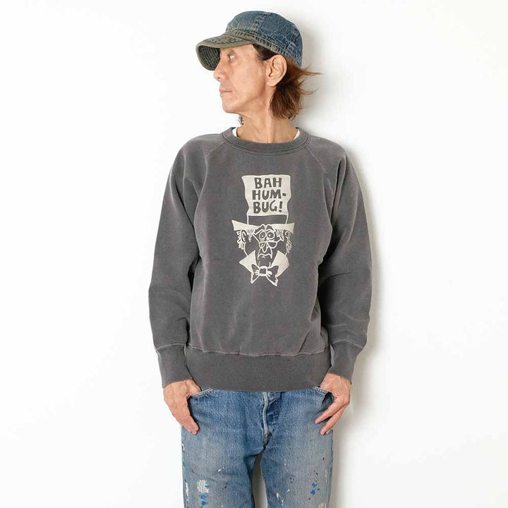 DUBBLE WORKS - RAGLAN CREW SWEAT - BAH HUM-BUG - 83003BAH-25