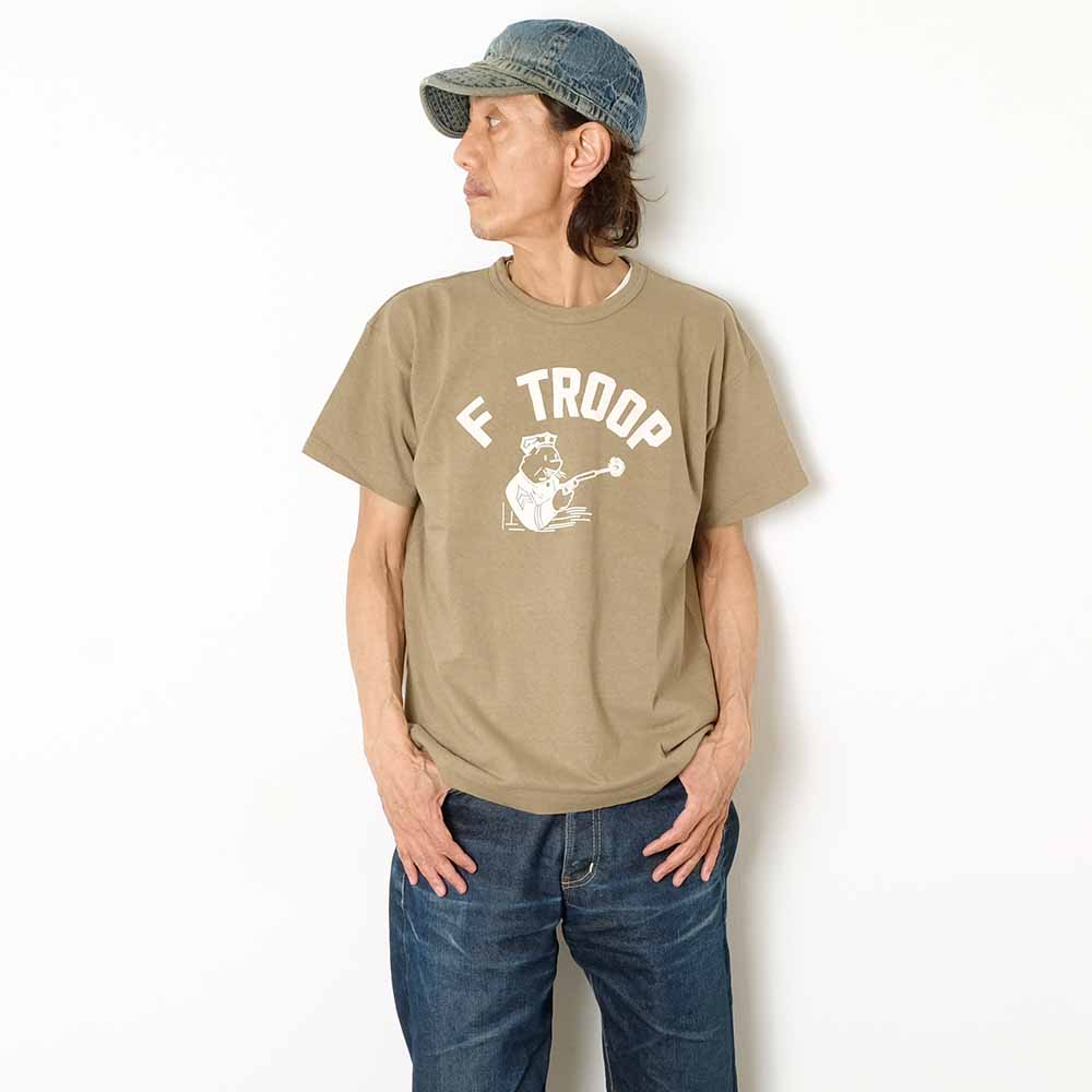 WAREHOUSE - 2ND HAND SERIES - Lot.4064 - S/S T-SHIRTS - F TROOP - 4064F-26