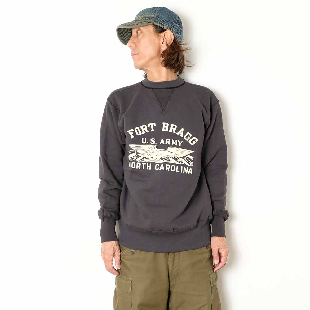 WAREHOUSE - Lot.403 - SET IN FREEDOM SWEATSHIRT - FORT BRAGG - 403FOR-25
