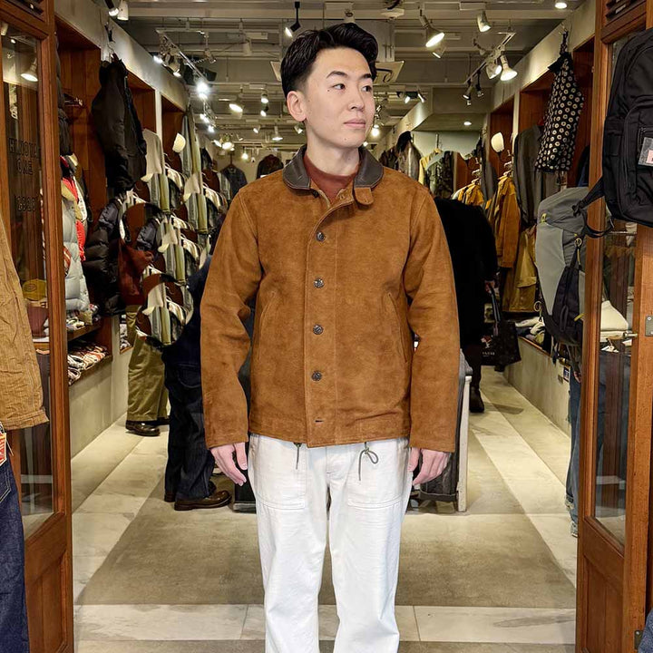 BUZZ RICKSON'S - AVIATION ASSOCIATES - N-1 HORSE SUEDE - BR80666