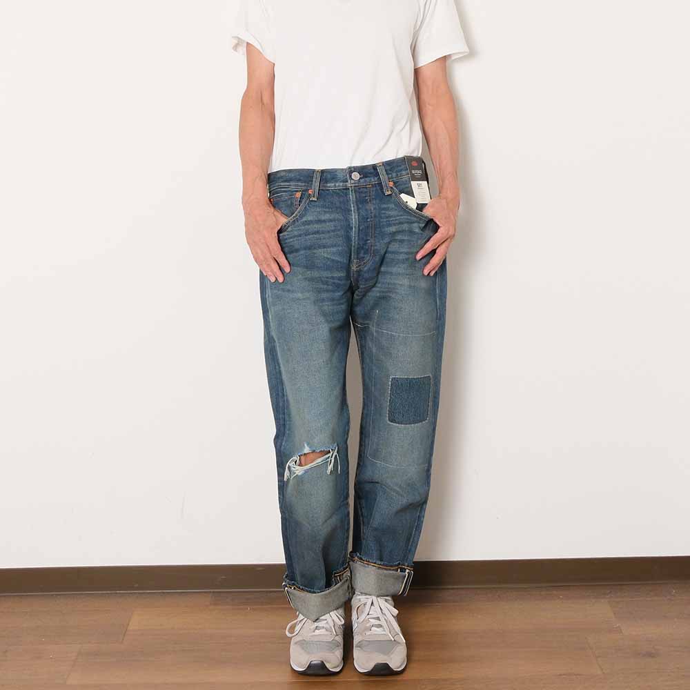 Levi's - 501® ORIGINAL JEANS - Medium Indigo - 501-3906