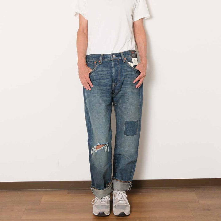 Levi's - 501® ORIGINAL JEANS - Medium Indigo - 501-3906