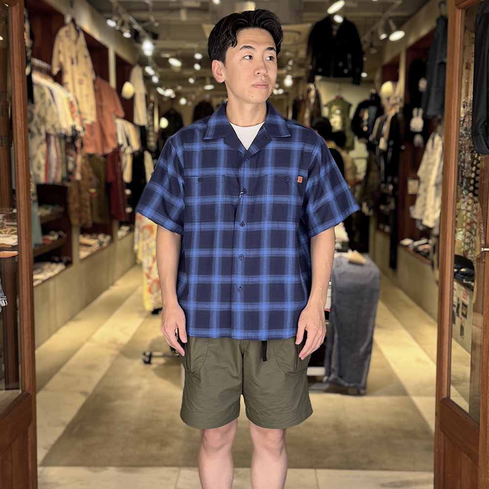 UNIVERSAL OVERALL - Open Color Check Work Shirt - U2523101