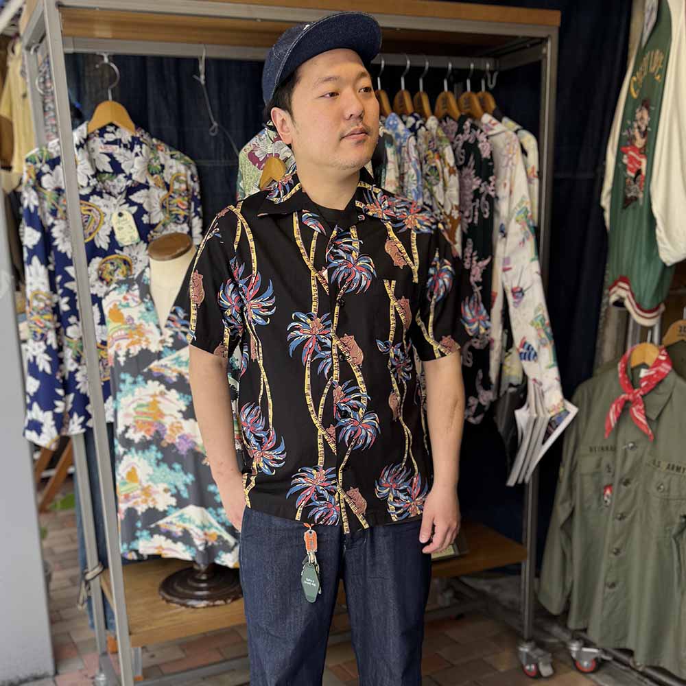 STUDIO D’ARTISAN - Aloha Shirt - Palm Climber - 5742