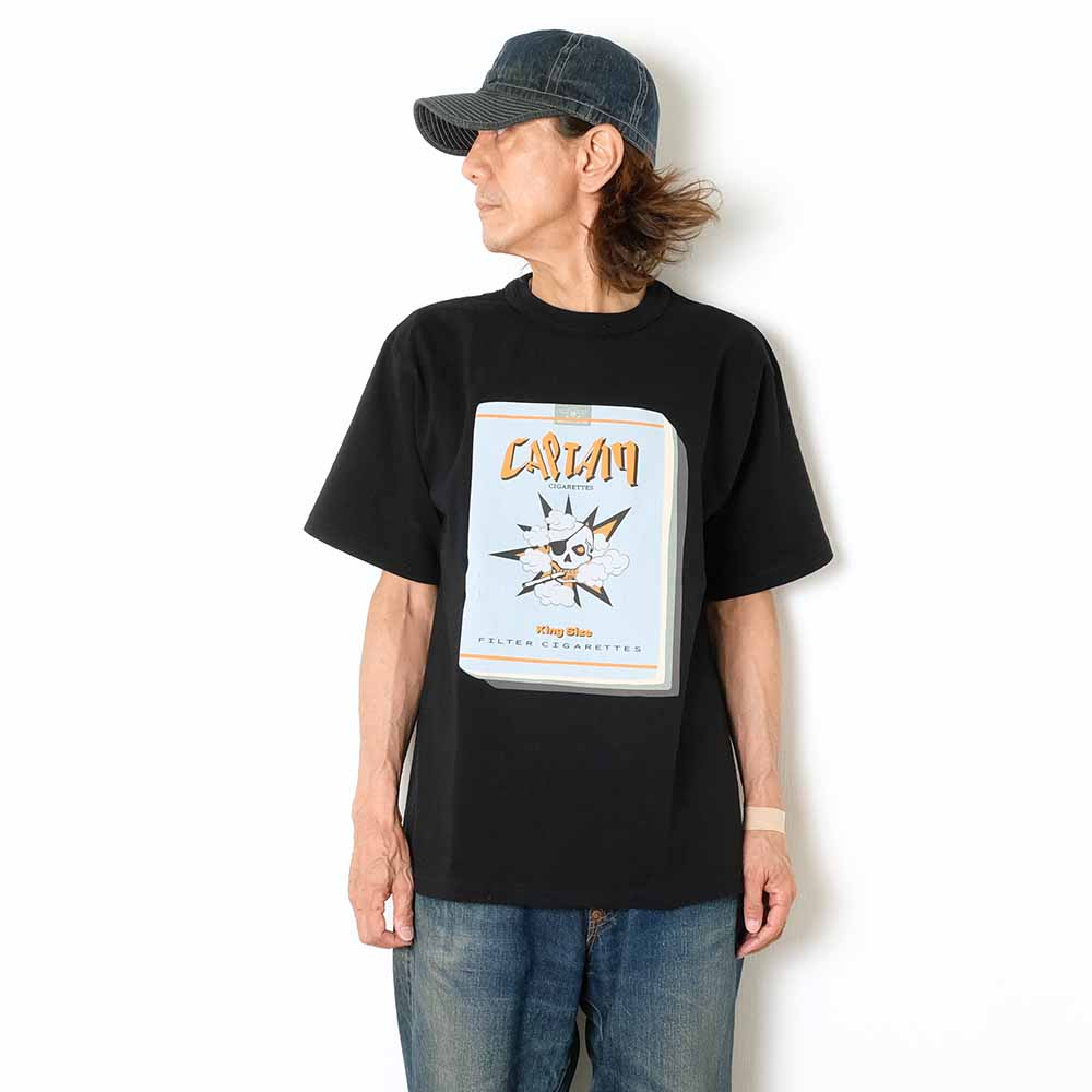 BARNS - STANDARD - Tough Neck - S/S Print T-shirt - CAPTAIN CIGARETTES - BR-25281