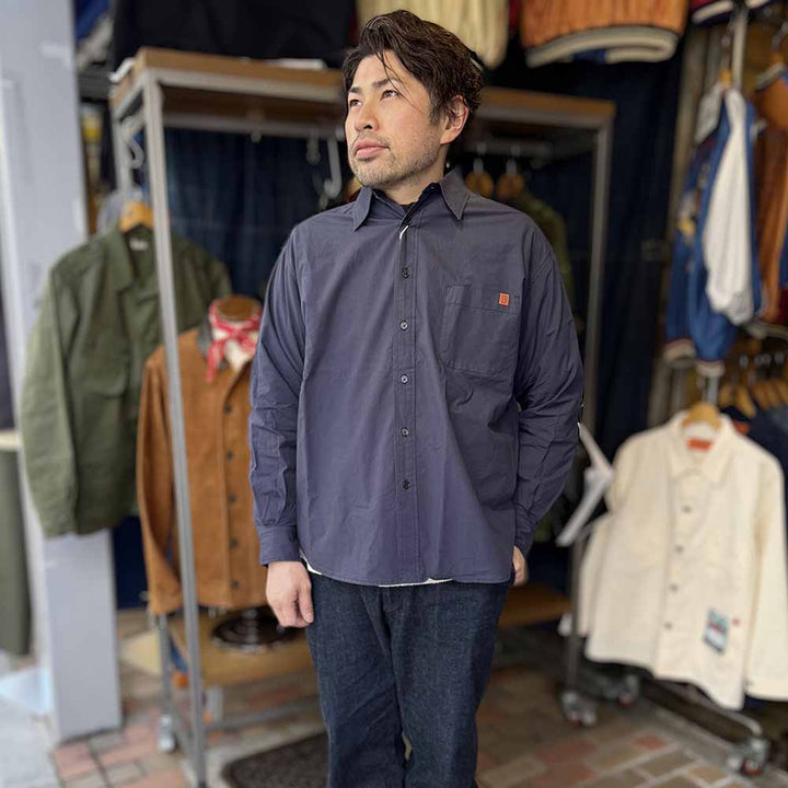 UNIVERSALOVERALL - BROAD REGULR L/S SHIRT - U2613110