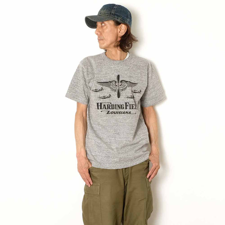BUZZ RICKSON'S - SLUB YARN T-SHIRT - USAAF HARDING FIELD - BR79726