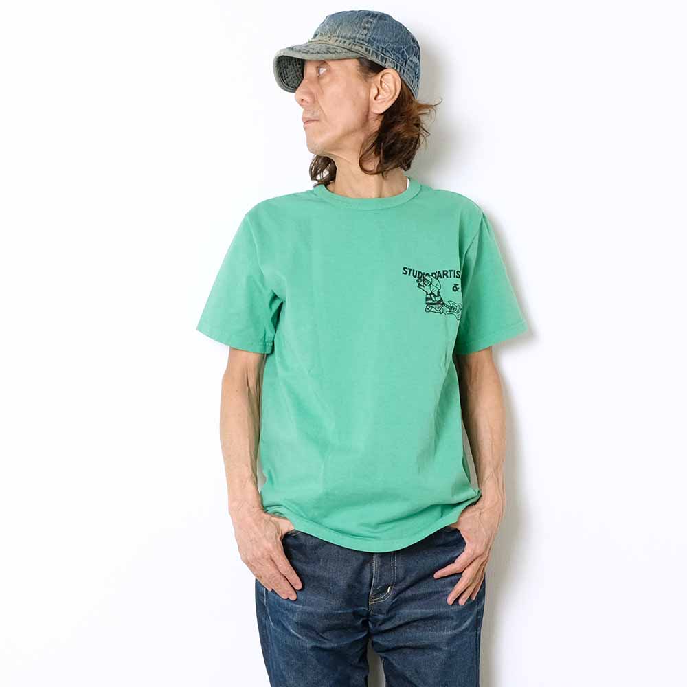 STUDIO D’ARTISAN - USA COTTON T-SHIRT - ROCK BAND - 8212B