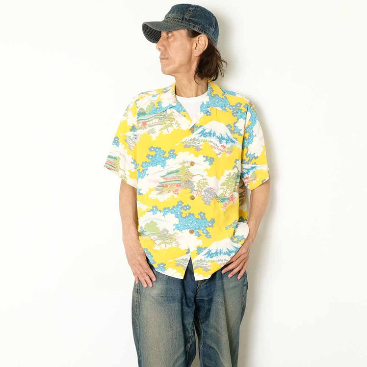 SUN SURF - S/S RAYON HAWAIIAN SHIRT - ANCIENT CAPITAL - SS39618