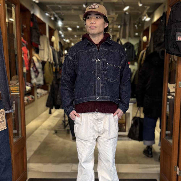 REMI RELIEF - 12oz DENIM WW2 MODEL JKT - RN1017SDQ