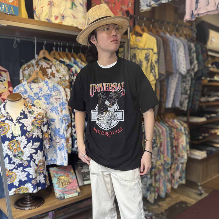 UNIVERSAL OVERALL - S/S PRINT T-SHIRT - U2623219-C
