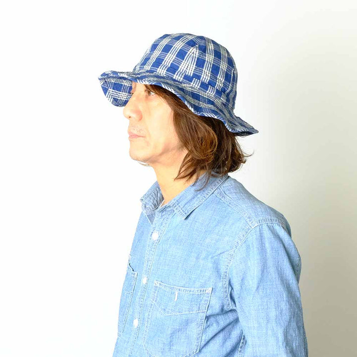 SUN SURF - OAHU GARMENT CO. - PALAKA CHECK HAT - SS02842