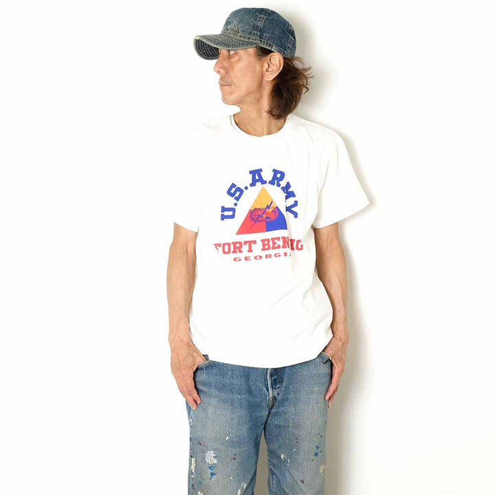 BUZZ RICKSON'S - POST EXCHANGE T-SHIRT - U.S. ARMY FORT BENNING - BR79751