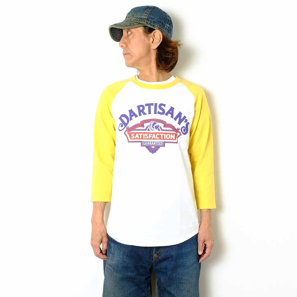 STUDIO D’ARTISAN - RAGLAN SLEEVE T-SHIRT - SATISFACTION - 8162A