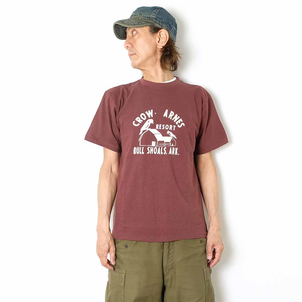 DUBBLE WORKS - Lot.33005 - S/S T-SHIRT - CROW-BARNES - 33005CRO-25