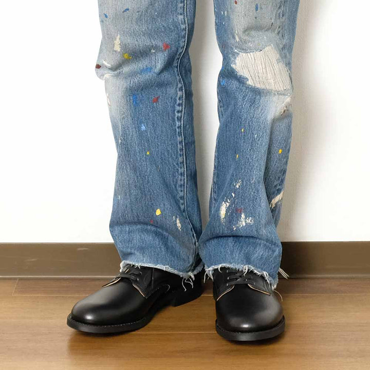 BUZZ RICKSON'S - WILLIAM GIBSON COLLECTION - SHOES, LOW QUARTER, BLACK VERSION - BR02857