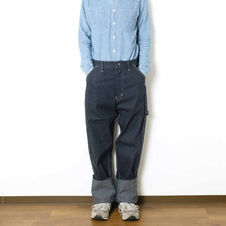 HEADLIGHT - 11oz. BLUE DENIM ZIP FLY DUNGAREES - HD42555