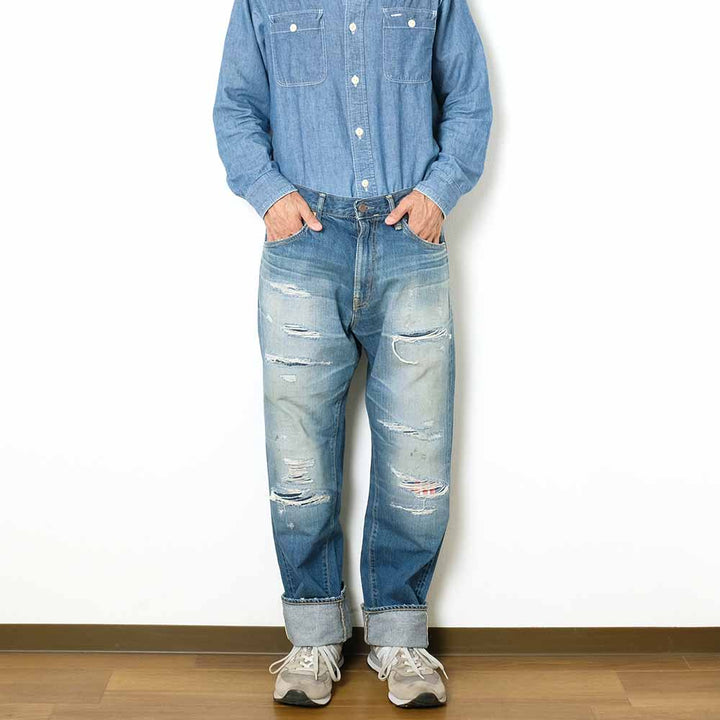 BIG JOHN - SL VINTAGE REGULAR STRAIGHT - LABO REMAKE - M102SL-355R