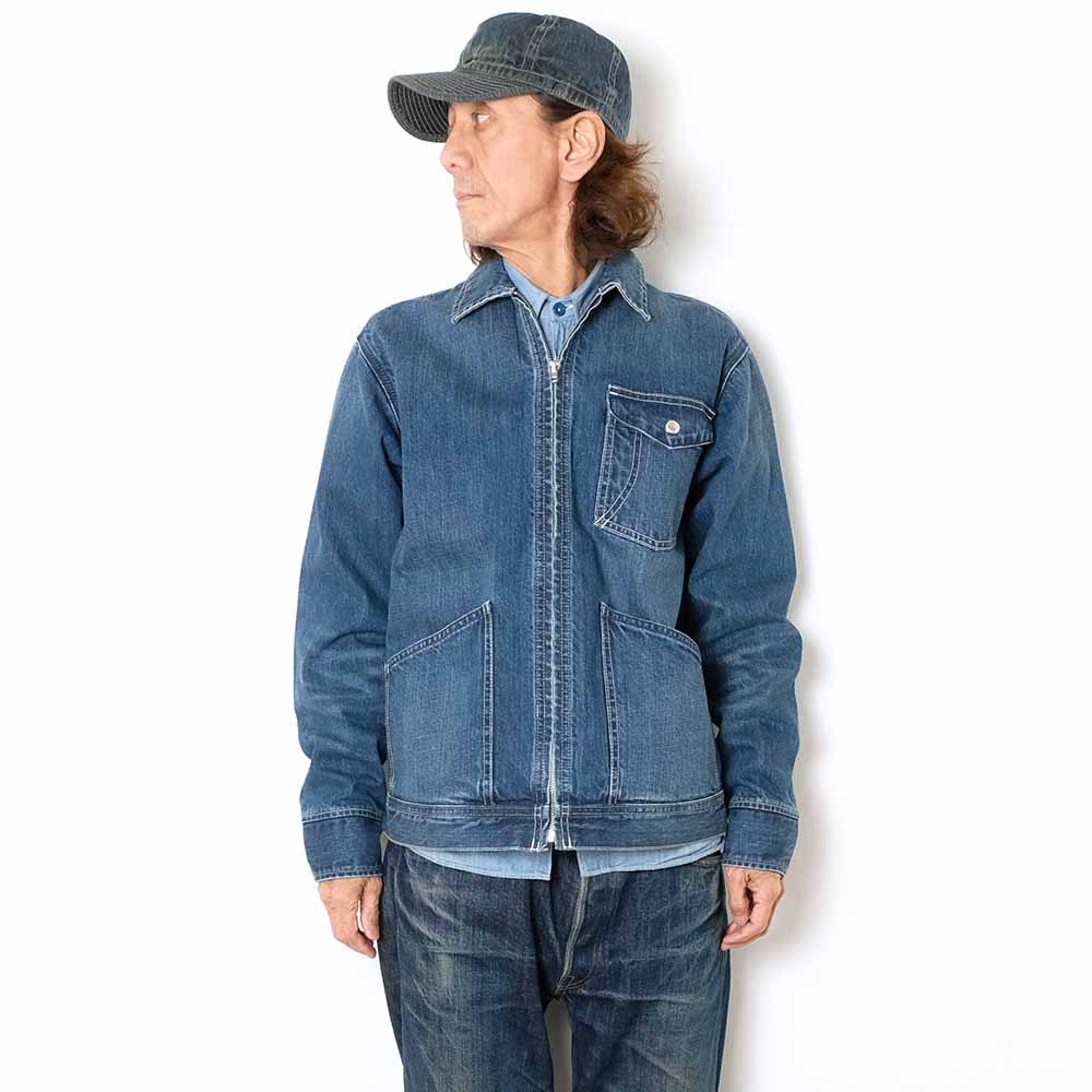 UNIVERSAL OVERALL - ZIP UP JAKCET - VINTAGE DARK WASH - HT2611430