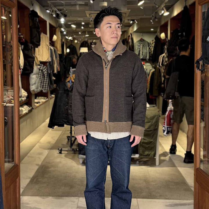 Soundman - Zip-up Jacket - Bison - 697M-359A