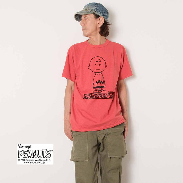 WAREHOUSE - S/S T-SHIRT - I NEED ALL THE FRIENDS (CHARLIE BROWN) - YP126S-2