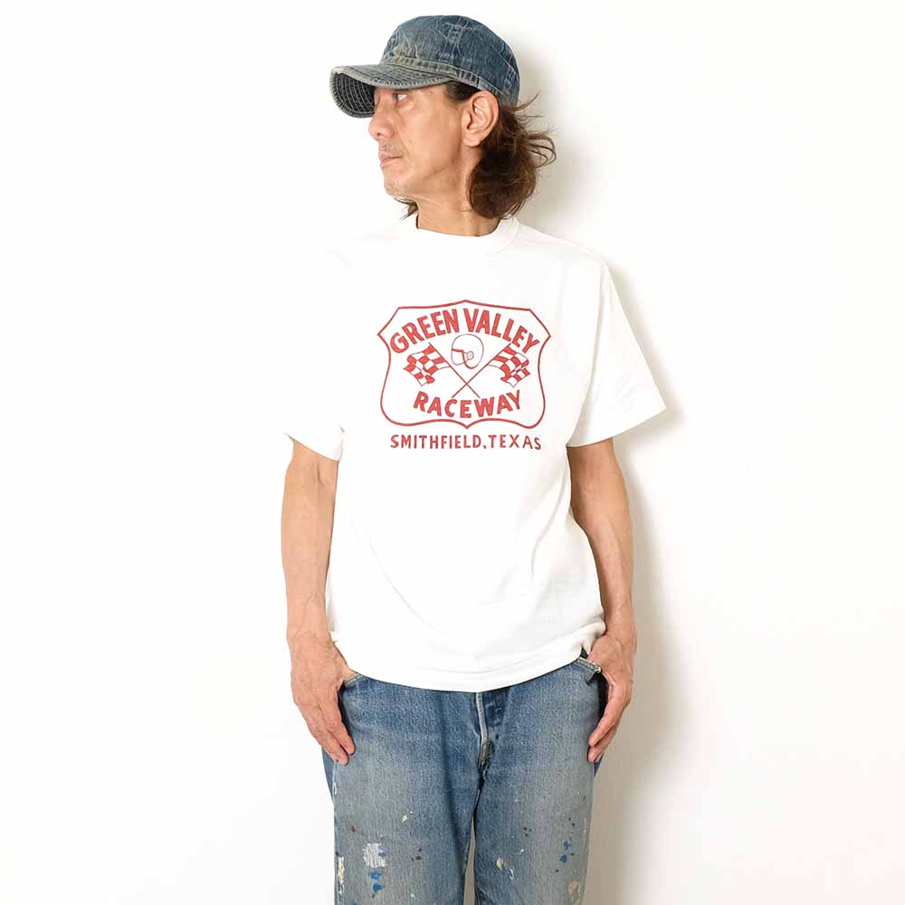 WAREHOUSE - Lot 4601 - S/S T-SHIRT - GREEN VALLEY - 4601GRE-26