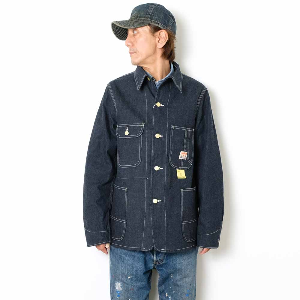 Sugar Cane - 11oz. BLUE DENIM - WORK COAT - SC15655