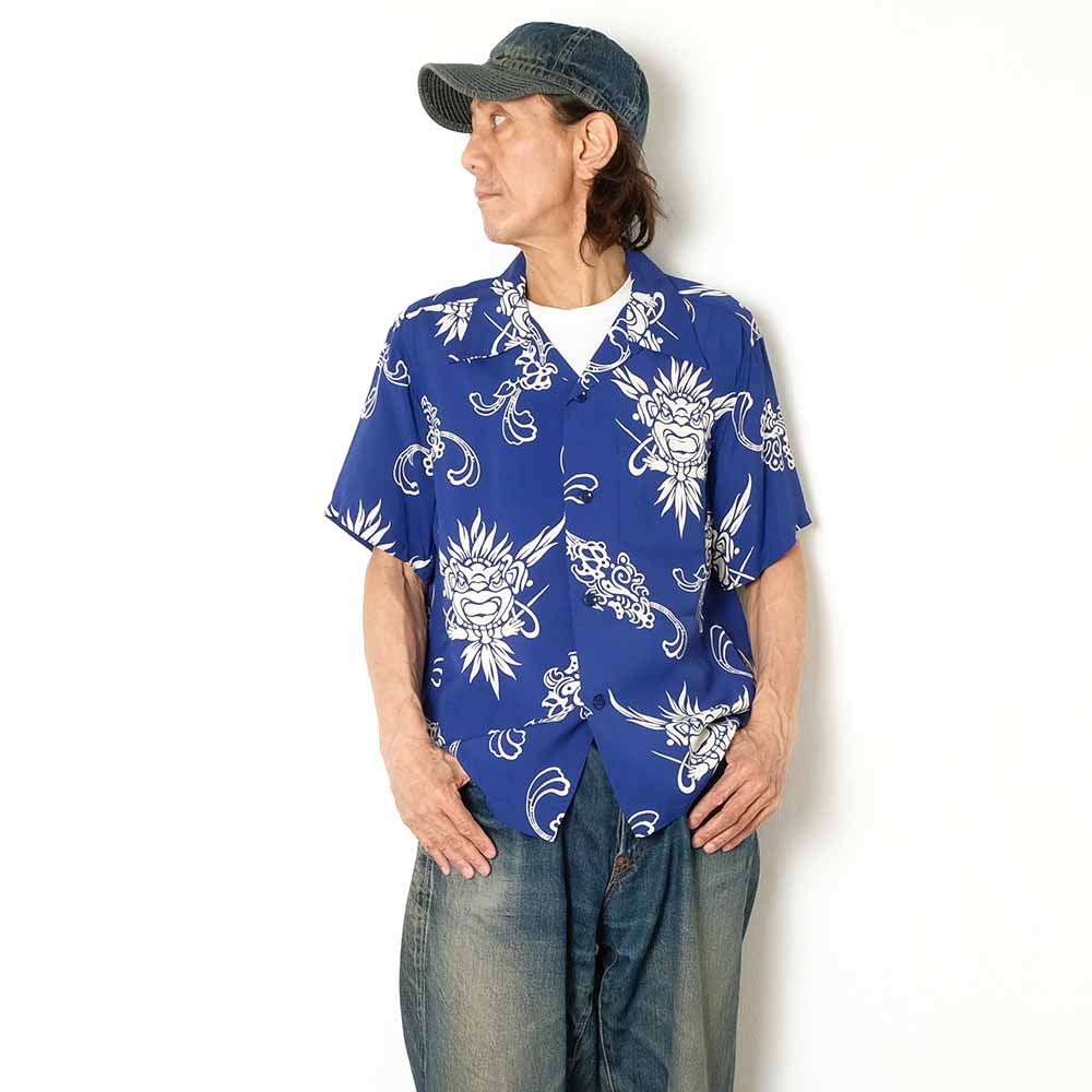 SUN SURF - S/S RAYON HAWAIIAN SHIRT - INCARNATION OF GOD - SS39611