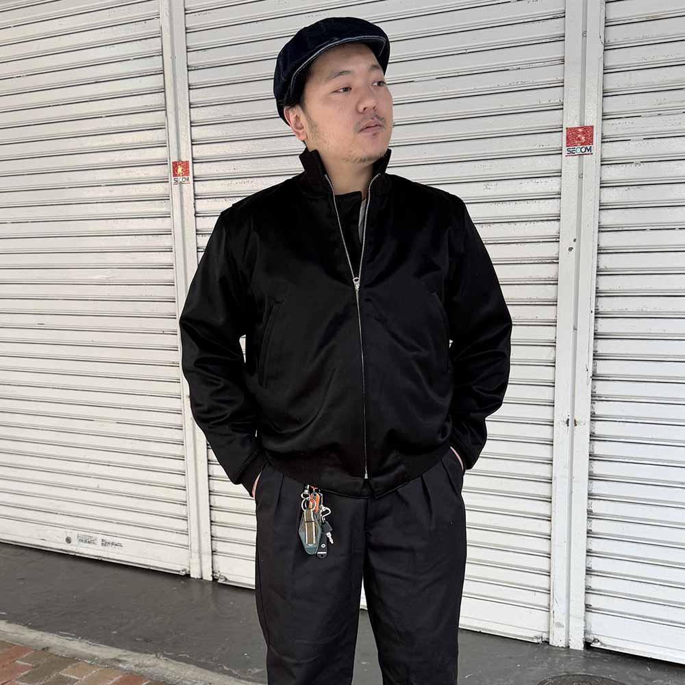 BUZZ RICKSON'S - WILLIAM GIBSON COLLECTION - BLACK TANKERS SLASH POCKET - BR15775