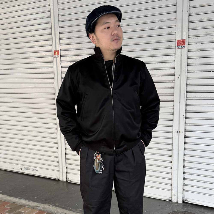 BUZZ RICKSON'S - WILLIAM GIBSON COLLECTION - BLACK TANKERS SLASH POCKET - BR15775