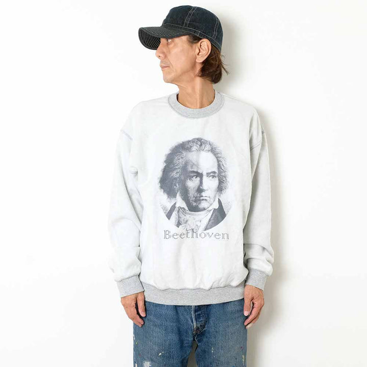SUNNY SPORTS - THRIFTY LOOK - BEETHOVEN OTHER-SIDE CREW SWEAT - TL24F013