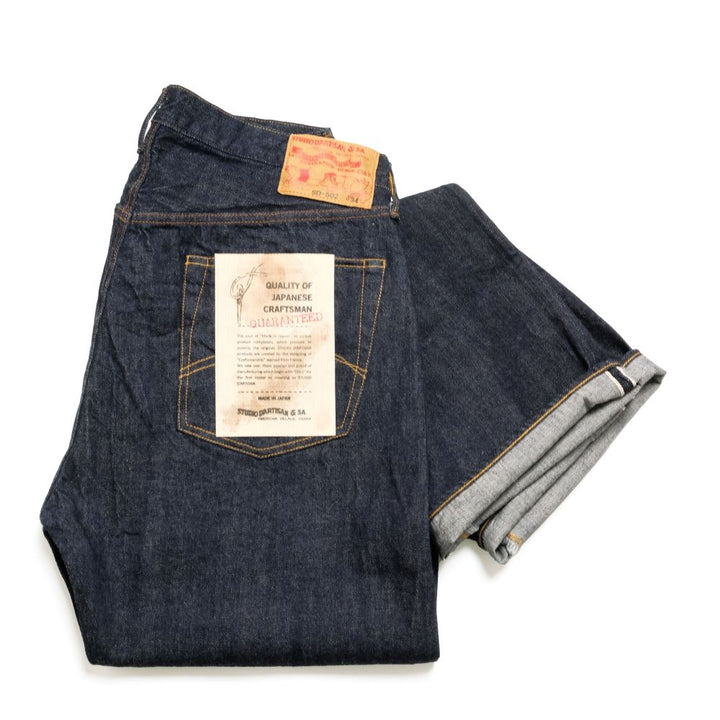 STUDIO D’ARTISAN - 12oz. Loose Straight Jeans - SD-502