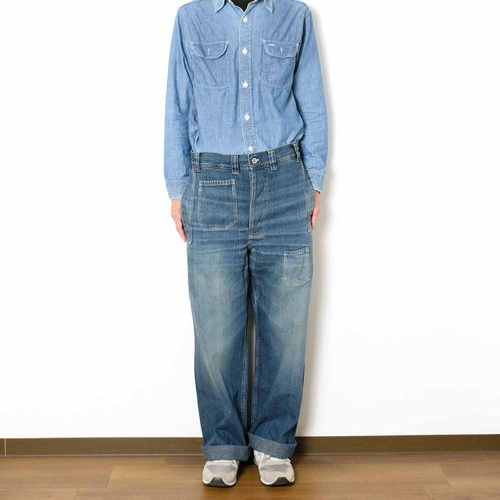 John Gluckow - Lot JG-01S 1910s Netmaker's Trousers - USED WASH - JG-01S-UW