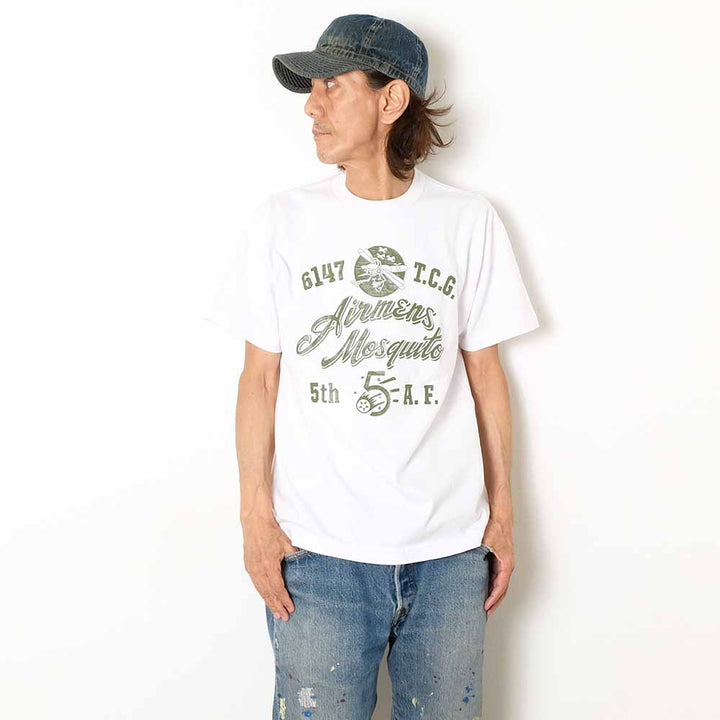 BUZZ RICKSON'S - S/S T-SHIRT - AIRMENS MOSQUITO - BR79775