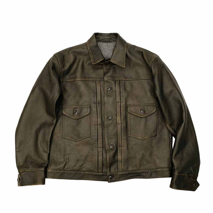 OLD JOE - PATINA HORSE-HIDE JEAN JACKET - 252OJ-JK18