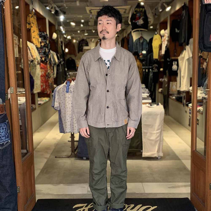 Orgueil - Stripe Blouse Jacket - OR-4292