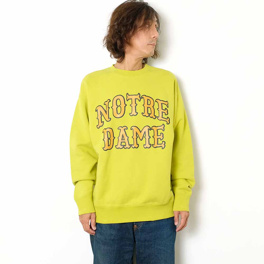 BARNS - MAX WEIGHT CREW SWEAT - NOTRE DAME - BR-23340