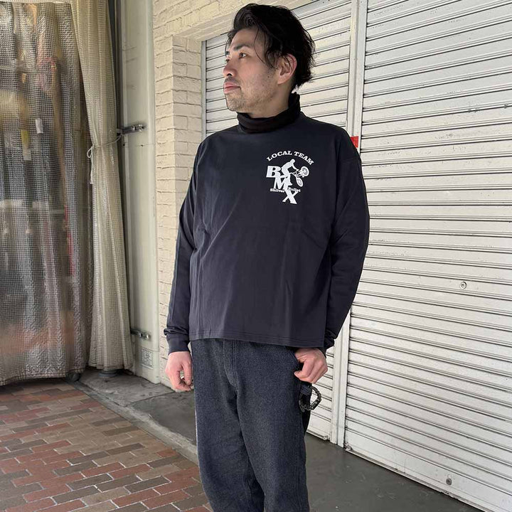 BARNS - BOXY L/S PRINT T-SHIRT - BMX - BR-26142