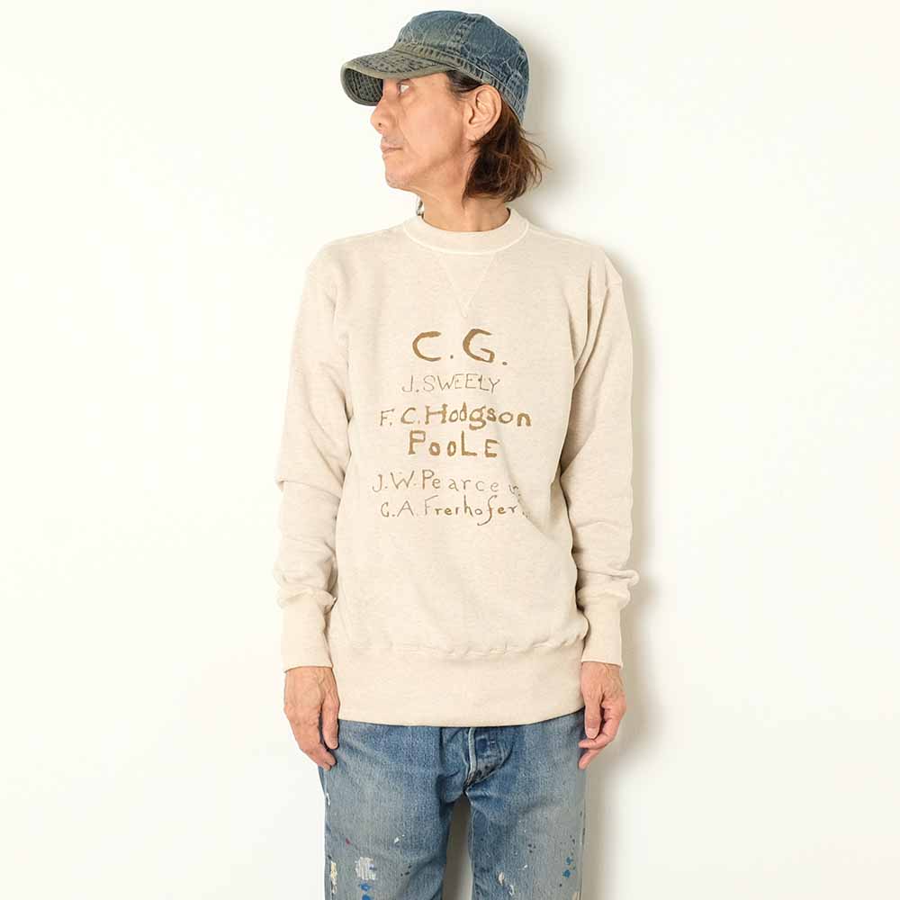 WAREHOUSE - Lot.403 - SET IN FREEDOM SWEATSHIRT - C.G. - 403CG-25