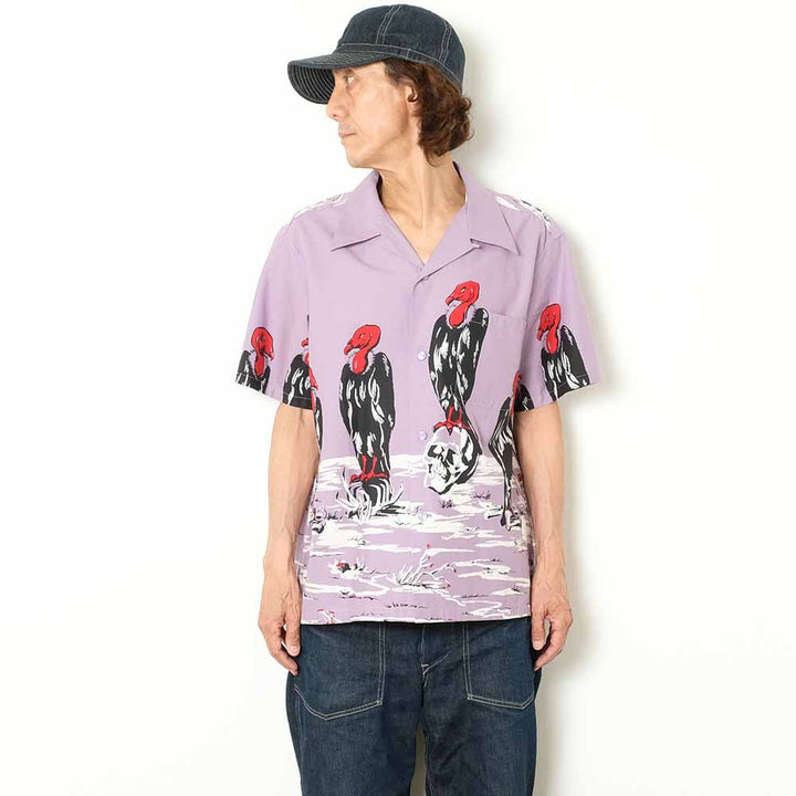 STAR OF HOLLYWOOD - COTTON TYPEWRITER OPEN SHIRT - CONDOR - SH39311