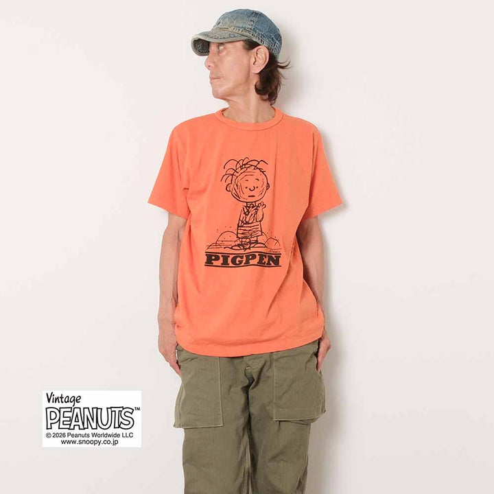 WAREHOUSE - S/S T-SHIRT - I'M A DUST MAGNET! (PIG PEN) - YP126S-5