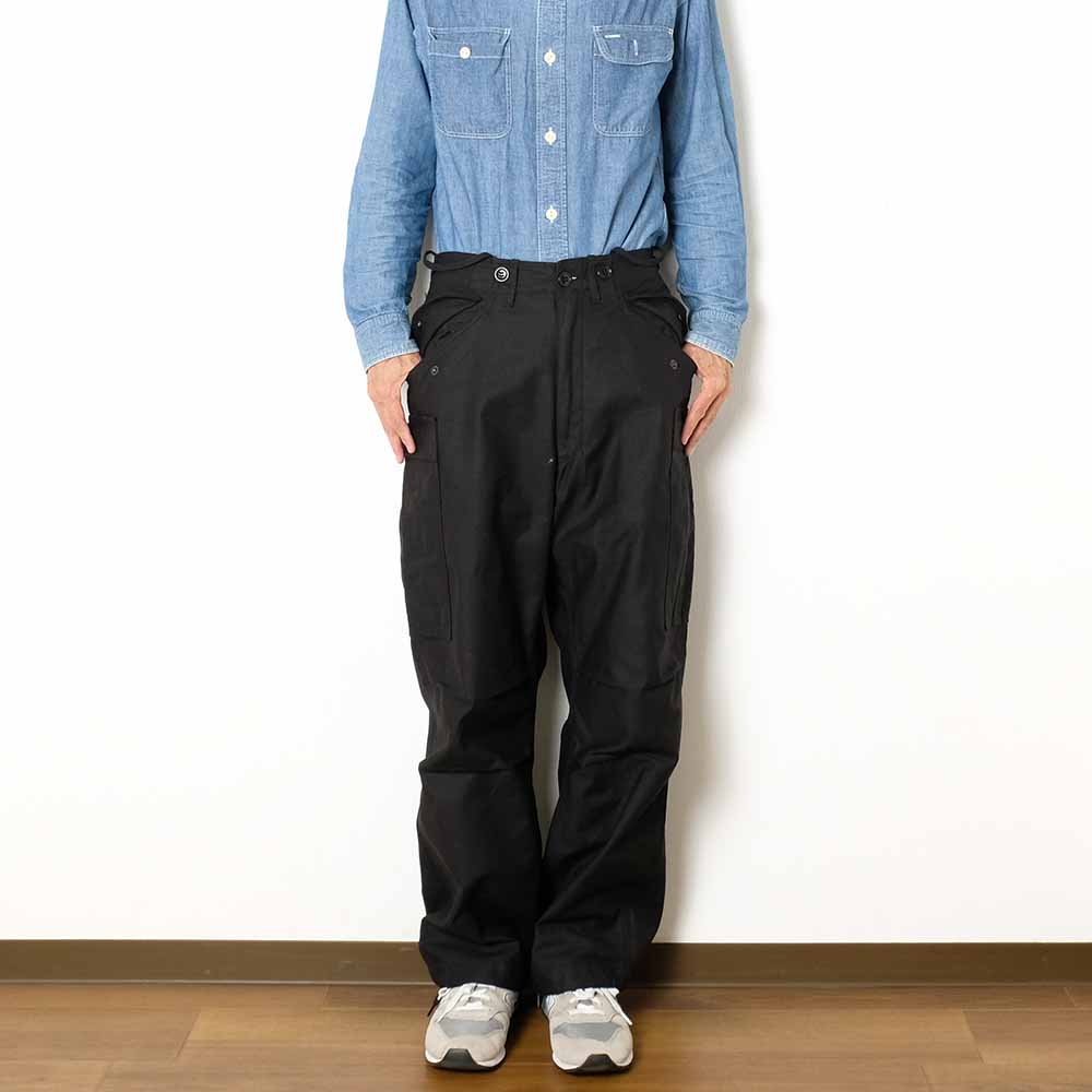 BUZZ RICKSON'S - WILLIAM GIBSON COLLECTION - BLACK M-51 TROUSERS - BR42592