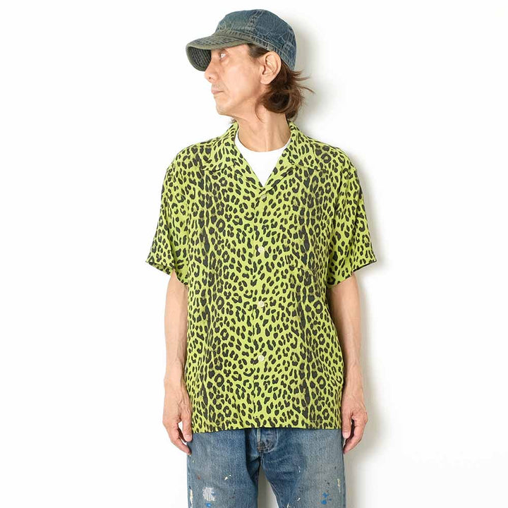 STAR OF HOLLYWOOD - HIGH DENSITY RAYON OPEN SHIRT - LEOPARD - SH39490