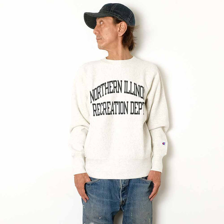 Champion - REVERSE WEAVE CREW NECK SWEATSHIRT PRINT - C3-C022