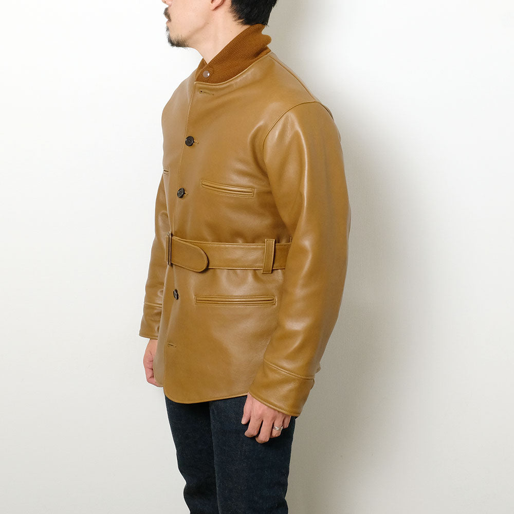WAREHOUSE - ONE OF THE BEST - LEATHER COAT - 2204